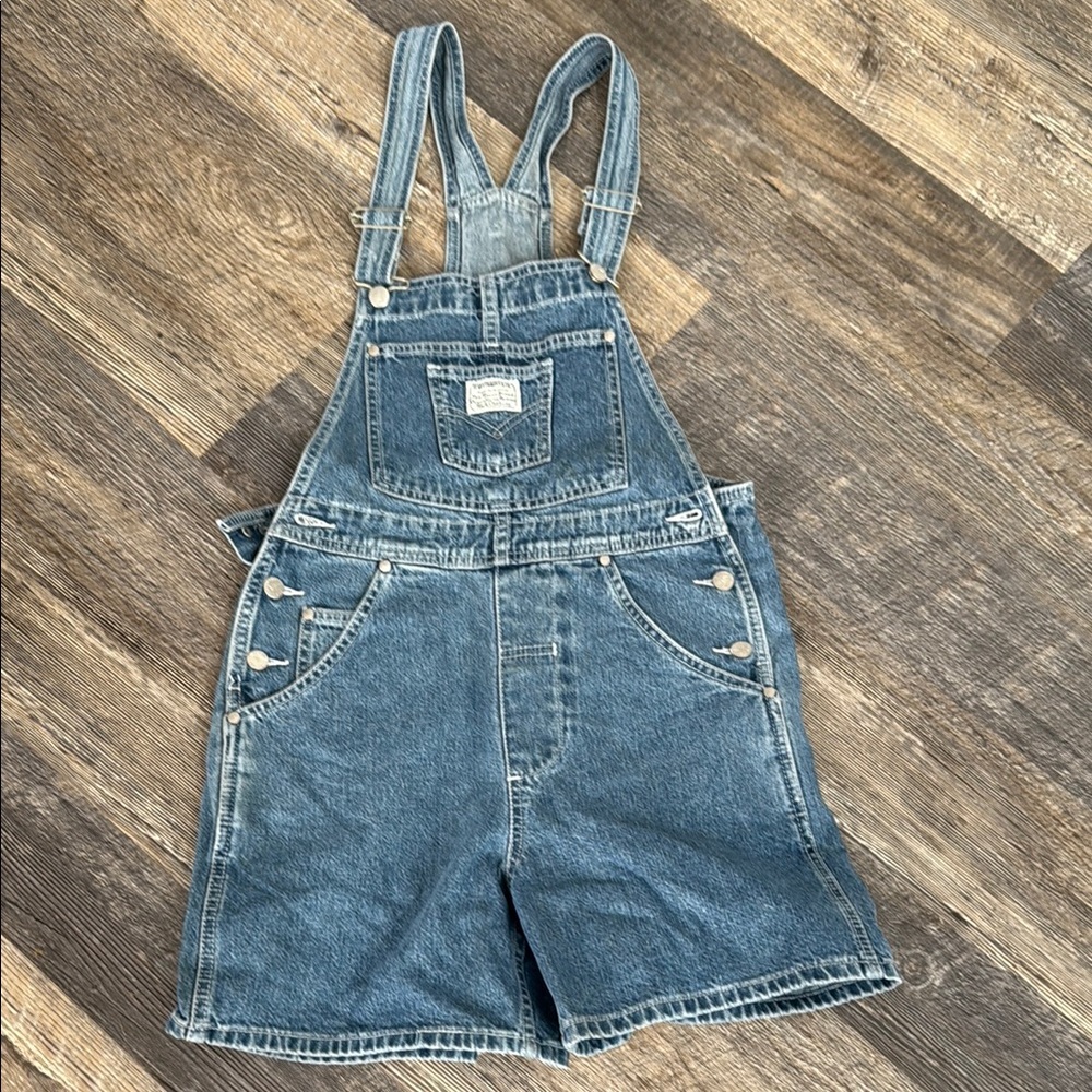 Vintage Levi’s Blue Denim Overalls  Women Size S Y2K